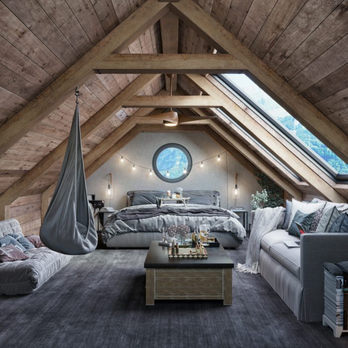 How to decorate your attic room