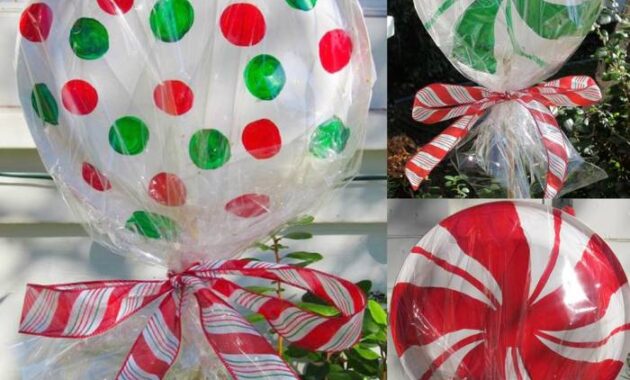 How to create stunning lollipop Christmas decorations