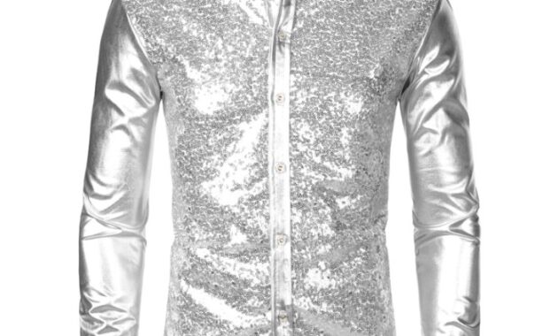 Silver Dress Shirt for Men Elevate Your Style with Elegance