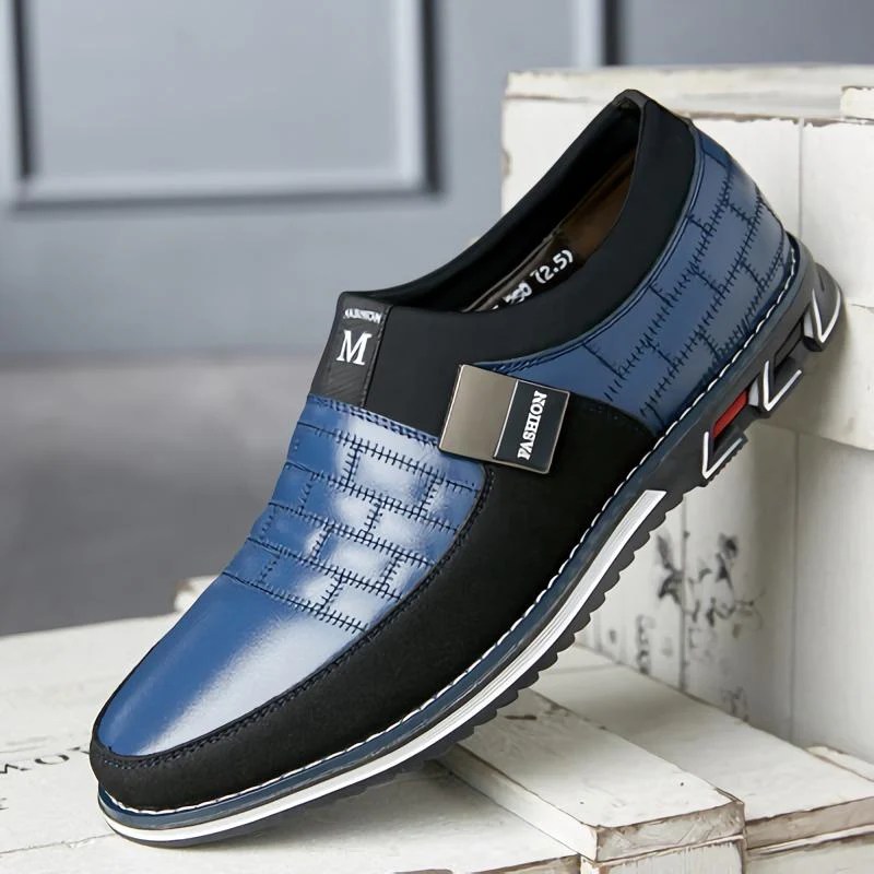 Pull-on / slip-on mens casual dress shoes