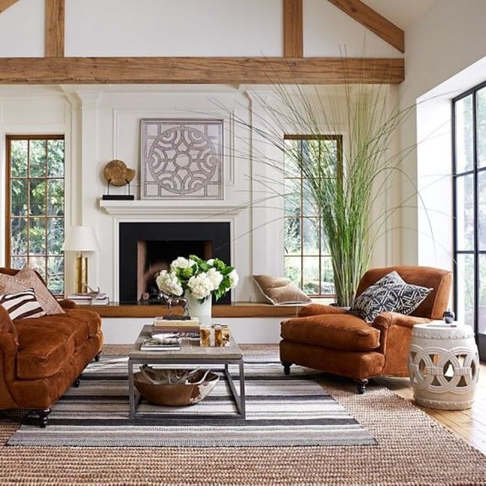 How to decorate my living room rustic