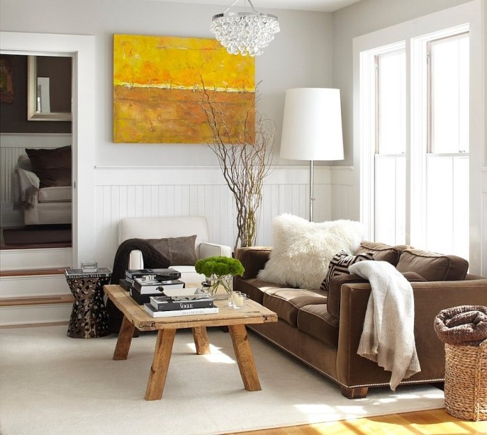 How to decorate my living room rustic