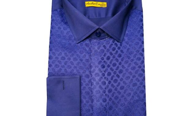 Dark Blue Dress Shirt Mens The Perfect Choice for Elegance and Style