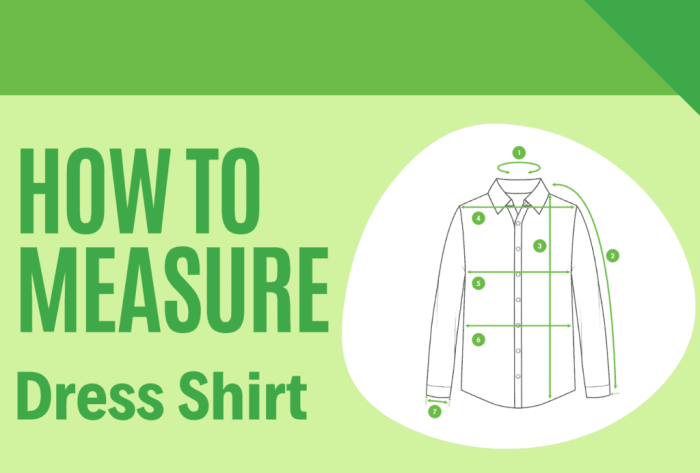 How to determine mens dress shirt size