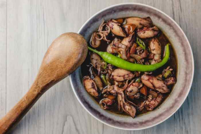 How to cook adobong pusit ilonggo style