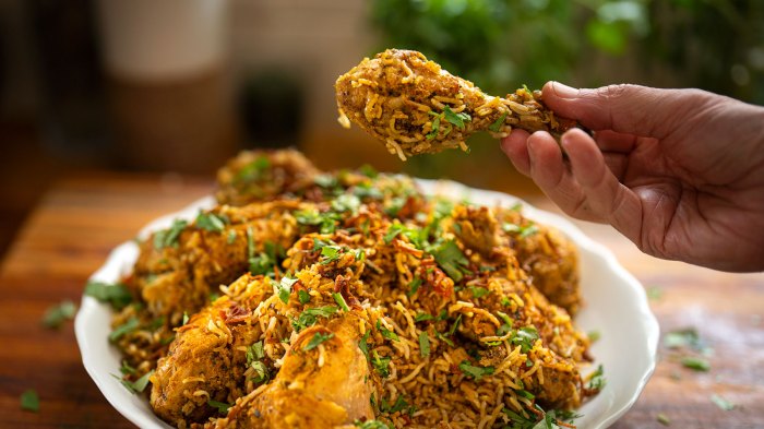 Kerala style chicken biriyani cooker