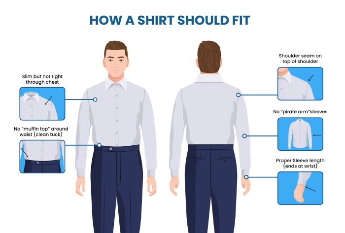 How to determine mens dress shirt size