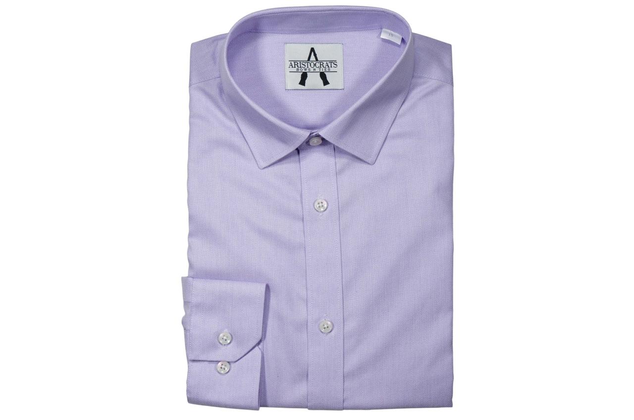 Men's light purple dress shirt